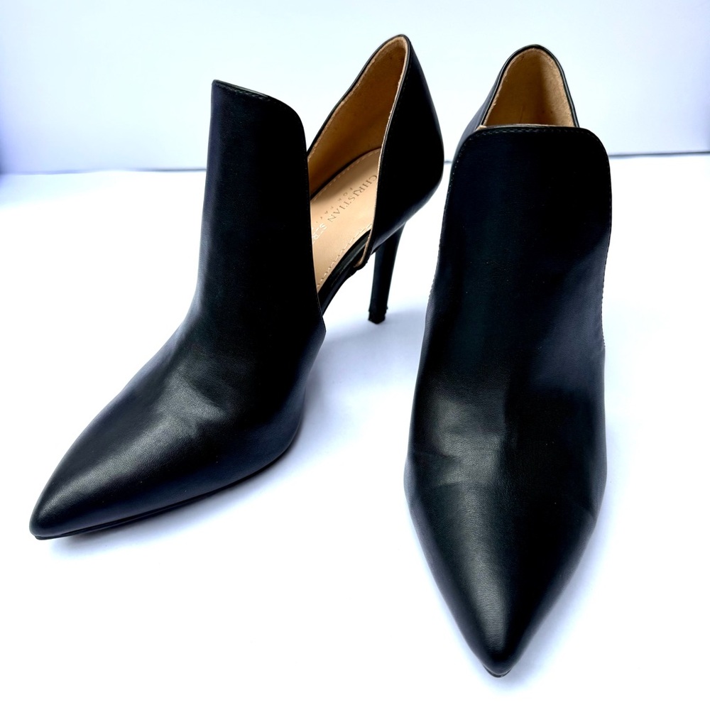 Christian Siriano Black Pointed Toe Heels